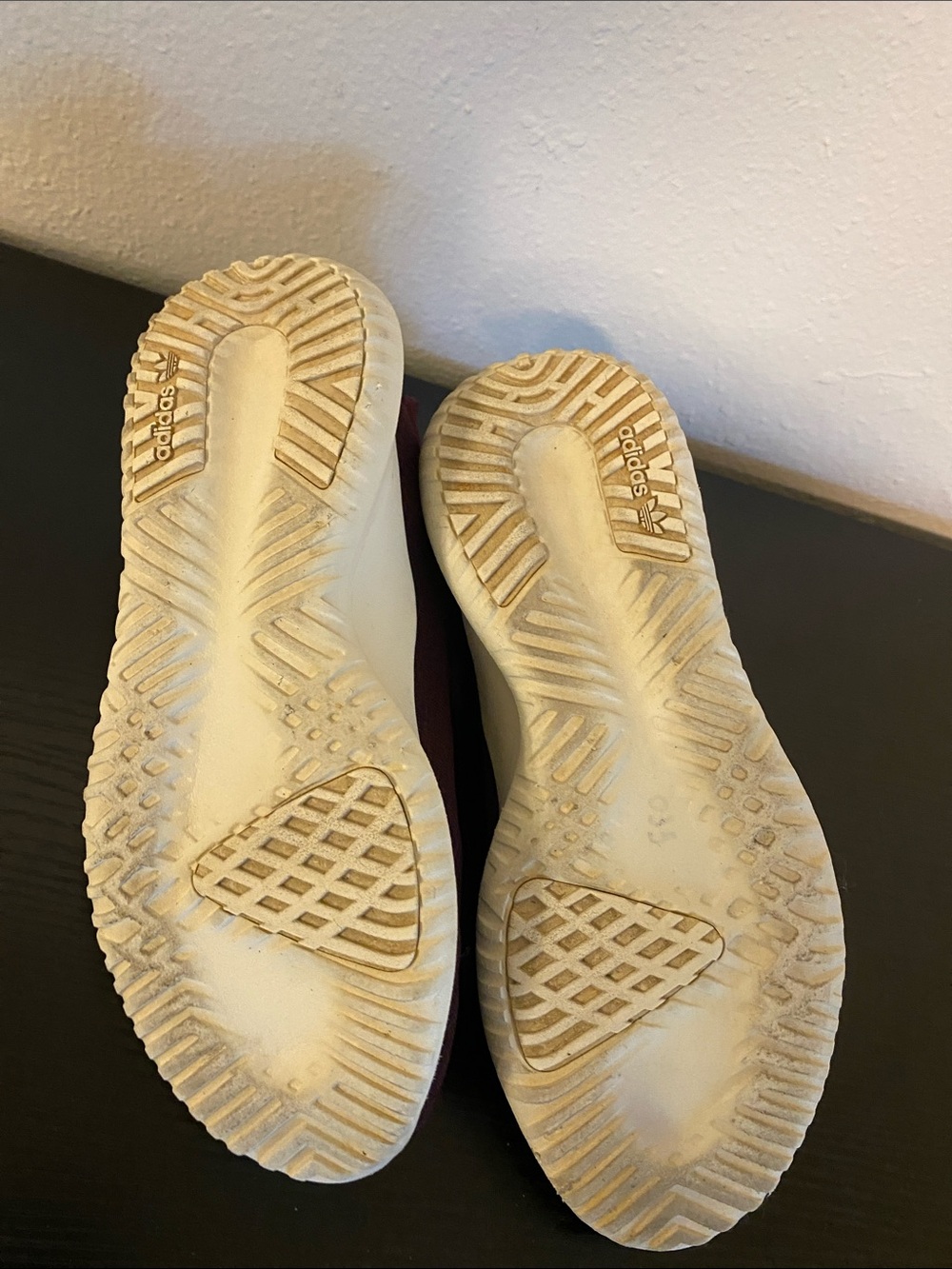 Adidas Burgundy Athletic Shoes - Picture 17 of 17